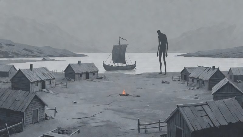 The Quieting concept art — When the song goes out, only what is tended keeps its color.